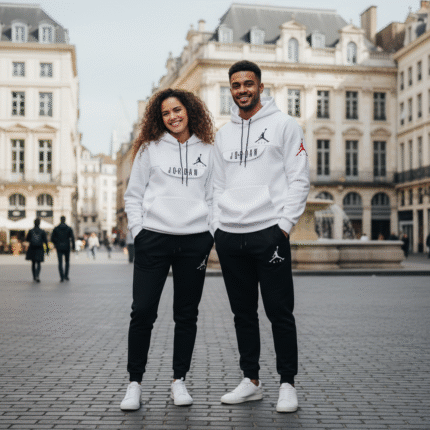 Chandal Air Jordan blanco/Negro